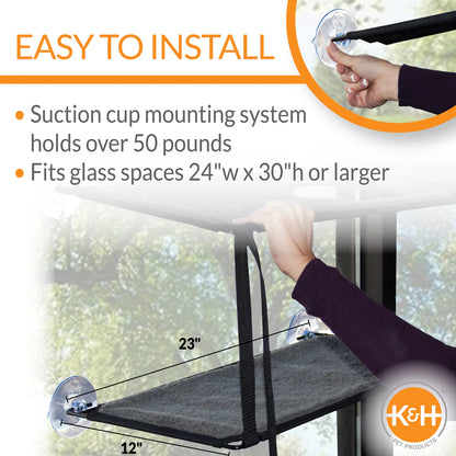 K & H Pet Products Kitty Sill Double Stack EZ Mount