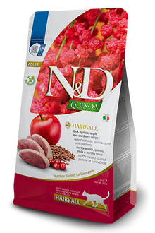 N&D Farmina Quinoa Duck Hairball Control Dry Cat Food 1.5kg