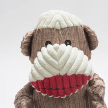 Huggle Hounds Sock Monkey Knotties Dog Toy