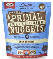 Primal Pet Foods Canine Duck Freeze Dried Nuggets 14Oz