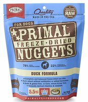 Primal Pet Foods Canine Duck Freeze Dried Nuggets 5.5Oz