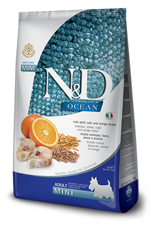 Farmina N & D  Adult Dog Mini Ocean Ancestral Grains 5.5Lb