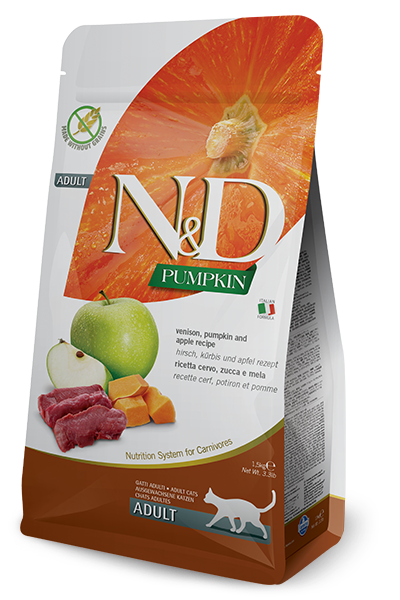 Farmina N & D Cat Venison, Pumpkin & Apple 3.3Lb