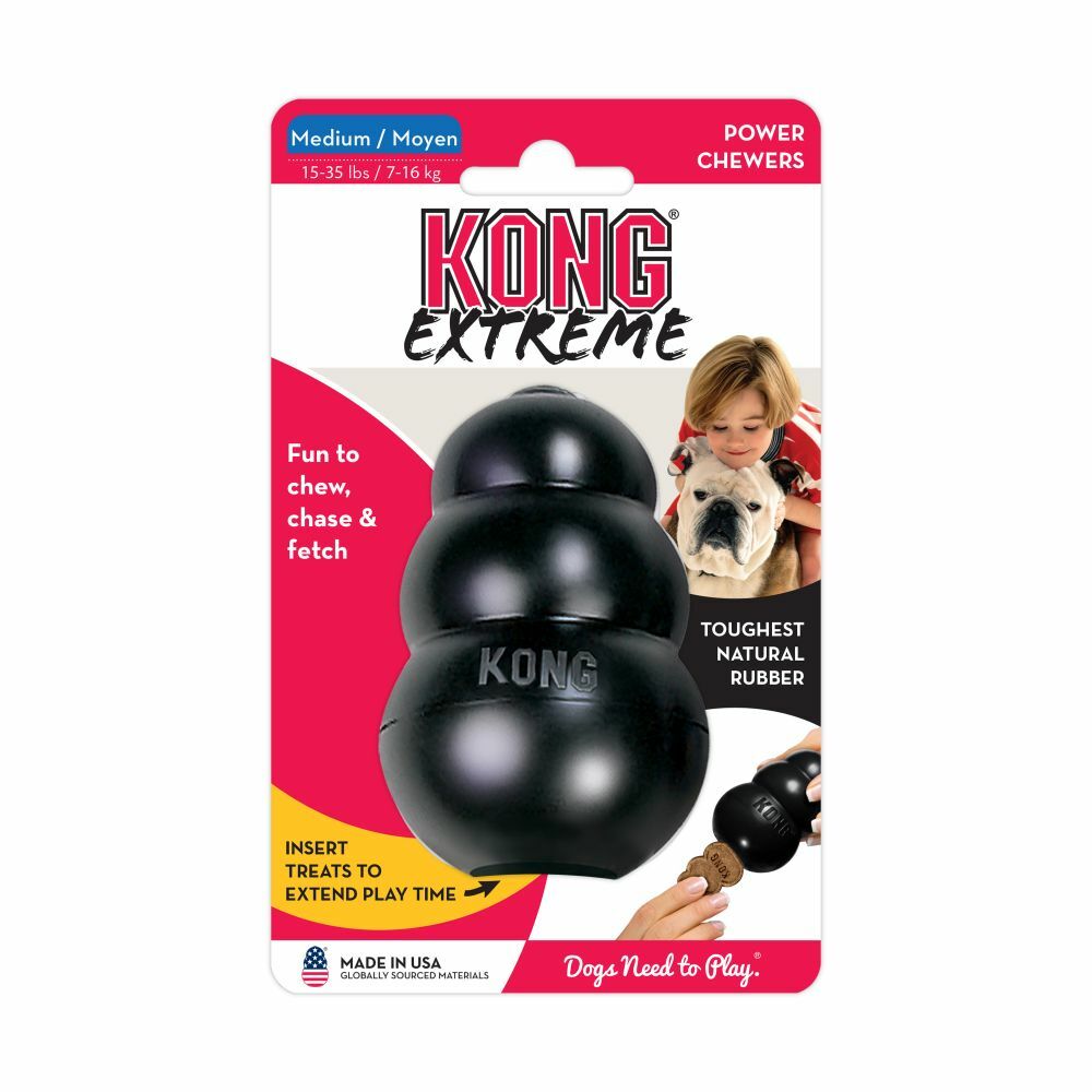 Kong Extreme Black Medium 15-35lbs