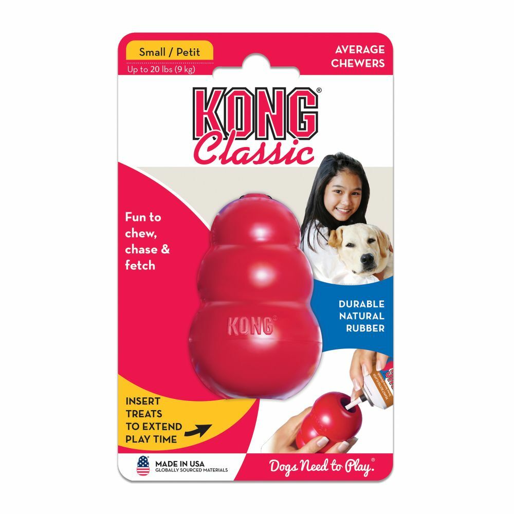 Kong Classic Red Small Up to 20lbs