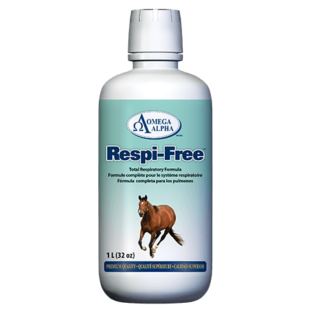 Omega Alpha Equine Respi-Free 1 Litre