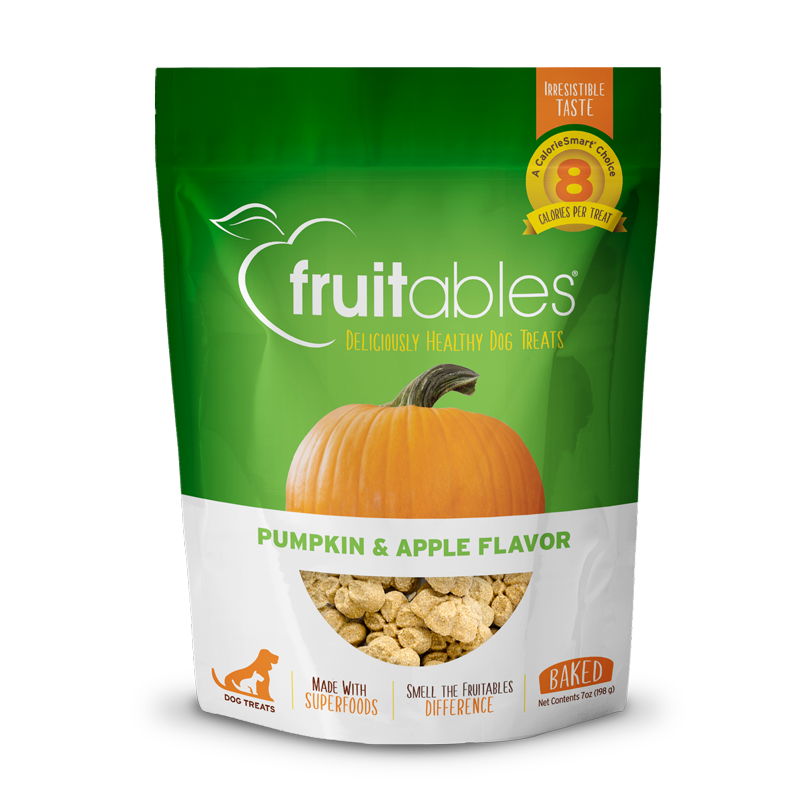 Fruitables Pumpkin & Apple Dog Treats 7oz