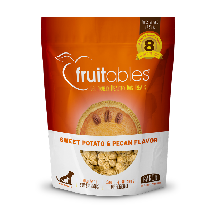 Fruitables Sweet Potato & Pecan Dog Treats 7oz