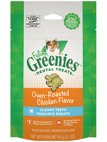 Greenies Oven Roasted Chicken Feline Dental Treats  2.1oz