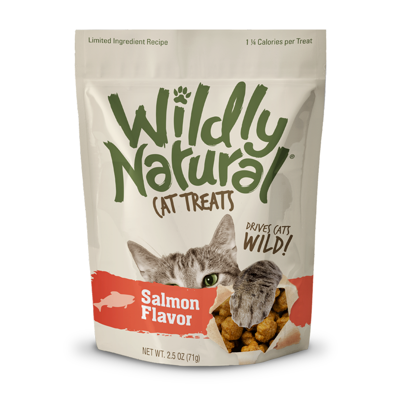 Wildly Natural Salmon Cat Treats 2.5oz