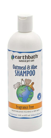 Earthbath Oat & Aloe Fragrance Free  Shampoo 16oz