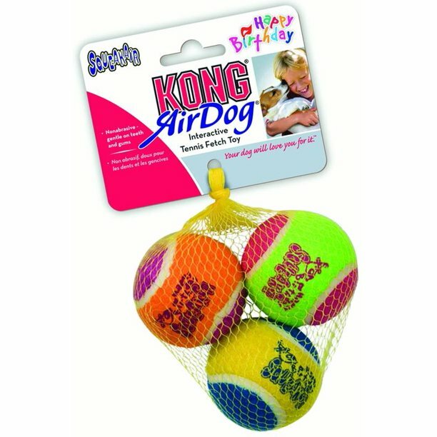 Kong Squeakair Birthday Ball Medium 3 pack