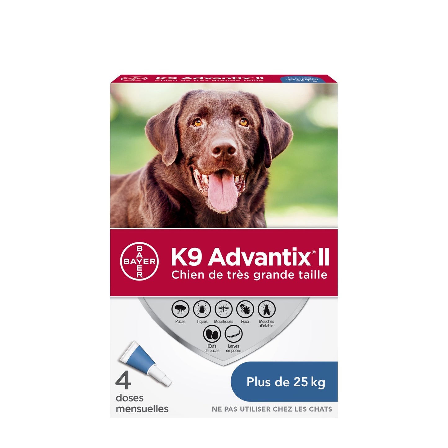 K9 Advantix II Extra Large Dogs Over 25kg 4pk