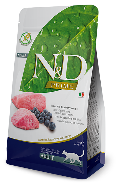 Farmina N&D Adult Prime Lamb & Blueberry for Cats