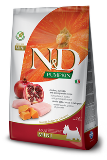 Farmina N & D Adult Dog Mini Chicken Pomegranate with Pumpkin 5.5lb