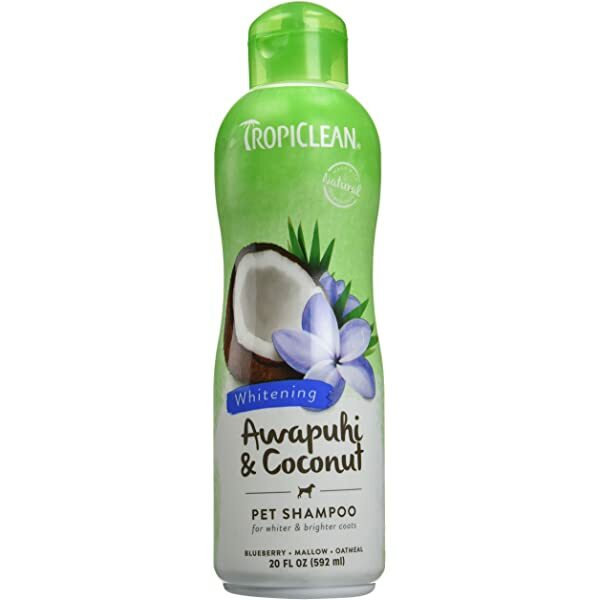 TropiClean Awapuhi & Coconut Whitening Shampoo 20Oz