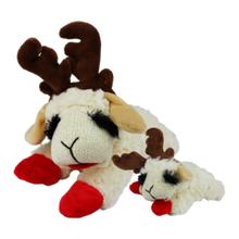 Multipet Holiday Antler Lamb Chop Dog Toy