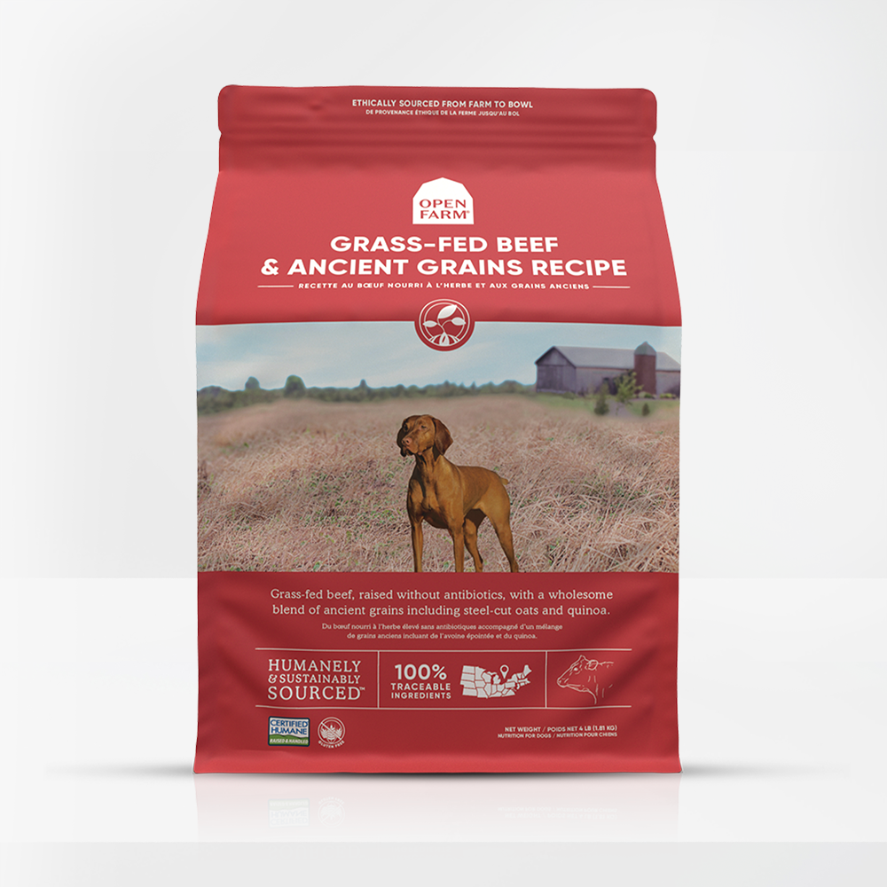 Open Farm Ancient Grains Grass Fed Beef for Dogs