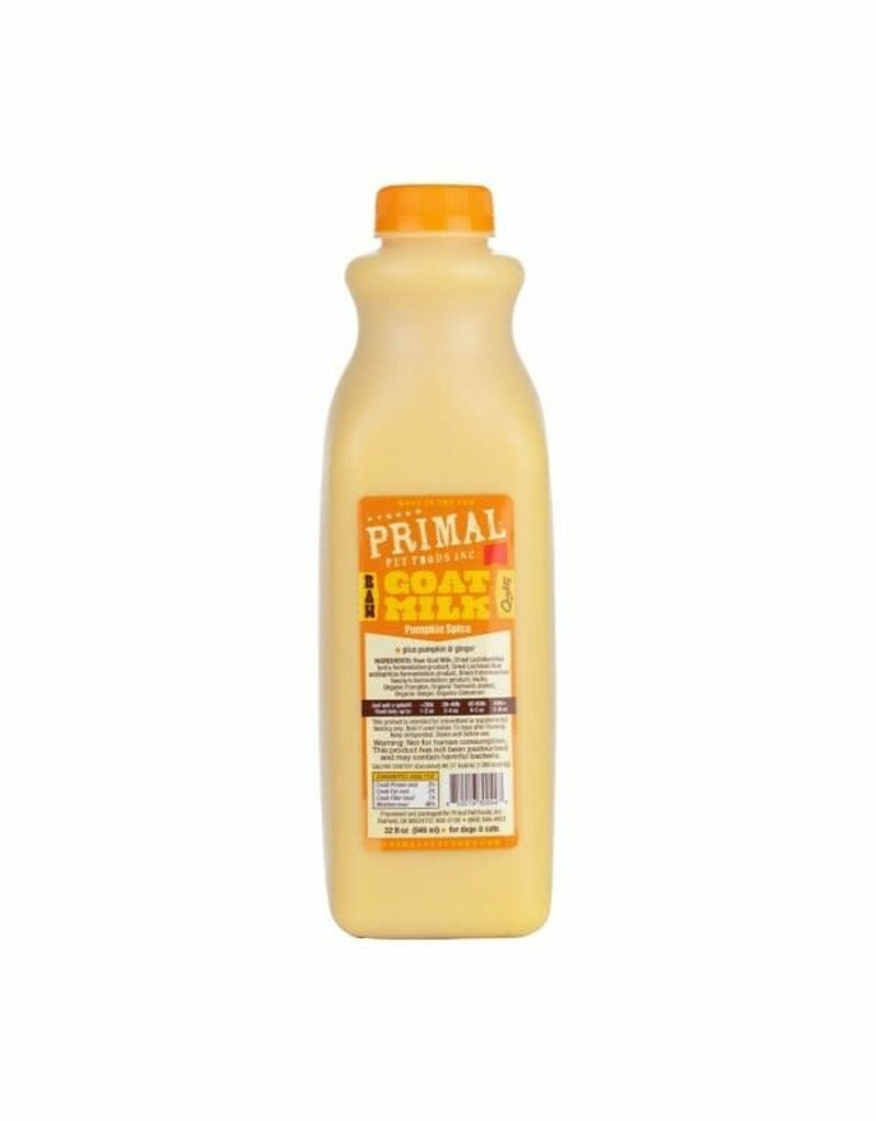 Primal Pet Foods Pumpkin Spice Raw Goat Milk  32oz