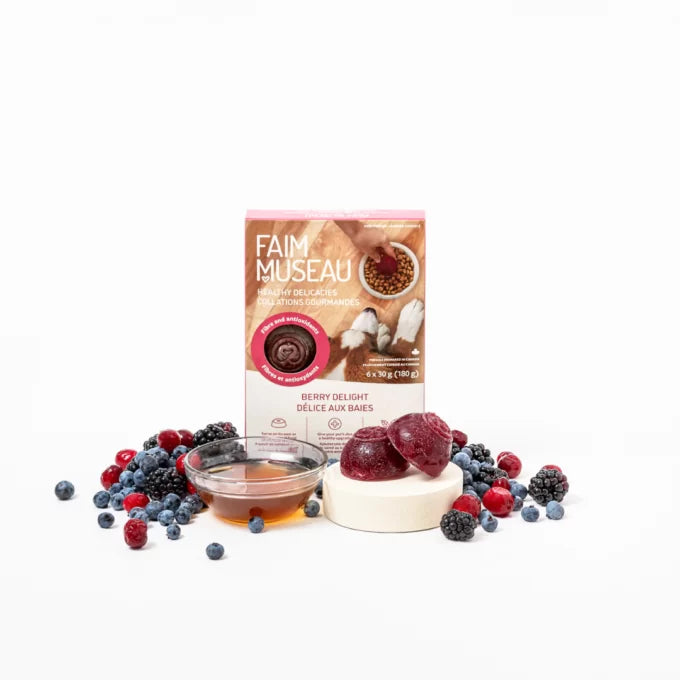 Faim Museau Healthy Delicacies Frozen Berry Delight 6 x 30g