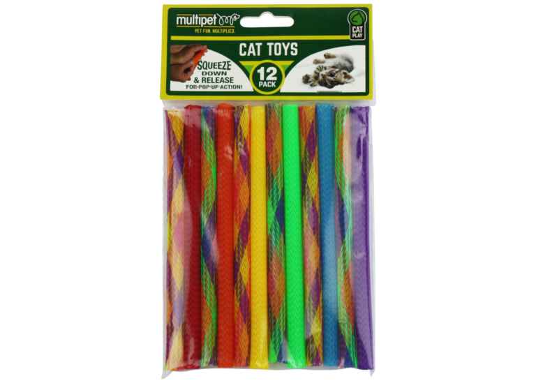 MultiPet Kitty Straws 12pk 7"