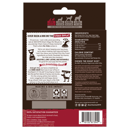 Earth Animal No Hide Beef Stix for Dogs and Cats