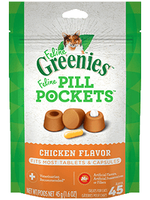 Greenies Cat Pill Pockets Chicken 1.6oz