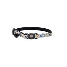 Coastal Safe Cat Black Galaxy Glow in the Dark Adjustable Breakaway Cat Collar 12 inches