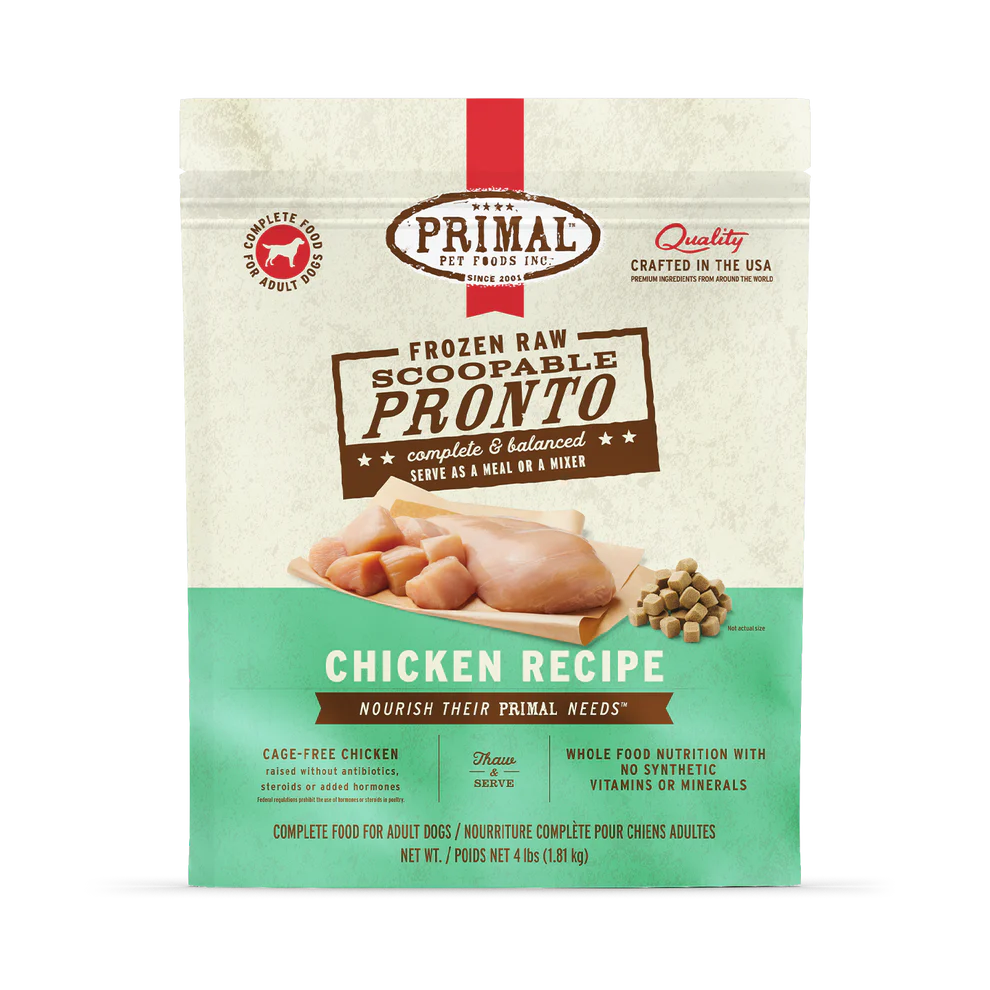 Primal Pet Foods Canine Chicken Pronto Formula 4lb