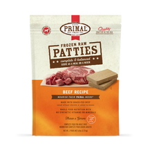 Primal Pet Foods Canine Beef Frozen Patties 6Lb