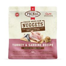 Primal Pet Foods Canine Turkey & Sardine Freeze Dried Nuggets 5.5Oz