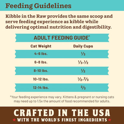 Primal Kibble In The Raw Chicken & Fish Cat 1.5lb