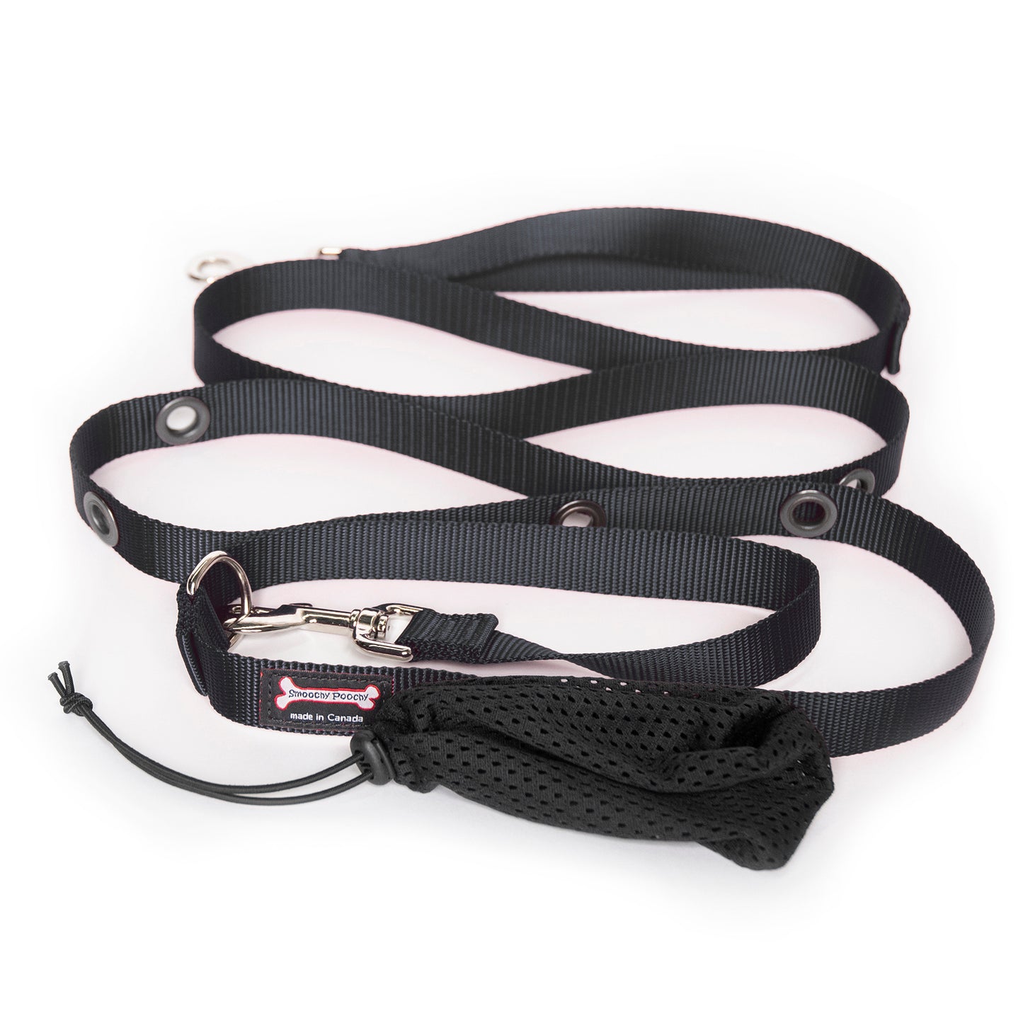 Smoochy Poochy 1" Wide Black Training Lead