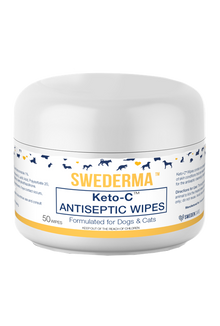 SWEDERMA Keto-C Antiseptic Wipes Cucumber Melon Theraputic  50pk