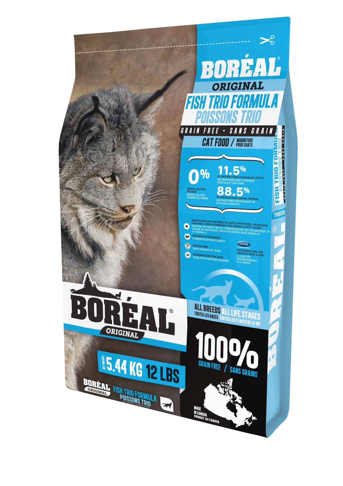 Boreal Grain Free Fish Trio for Cats