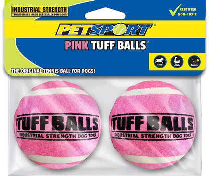 Petsport Tuff Ball 2 pack Pink