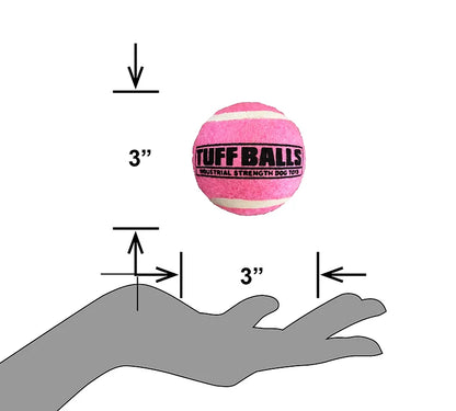 Petsport Tuff Ball 2 pack Pink