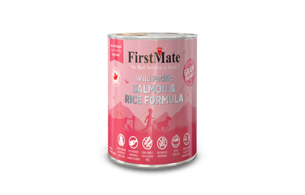 FirstMate Salmon & Rice Grain Friendly for Dogs 345g