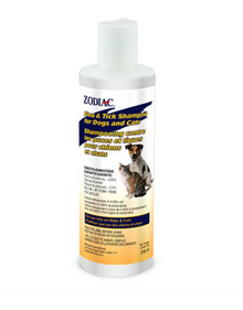 Zodiac Flea & Tick  Shampoo w/ Precor for Dogs and Cats 355Ml