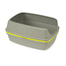 MODERNA Lift to Sift Large Litter Tray Warm Grey and Lemon