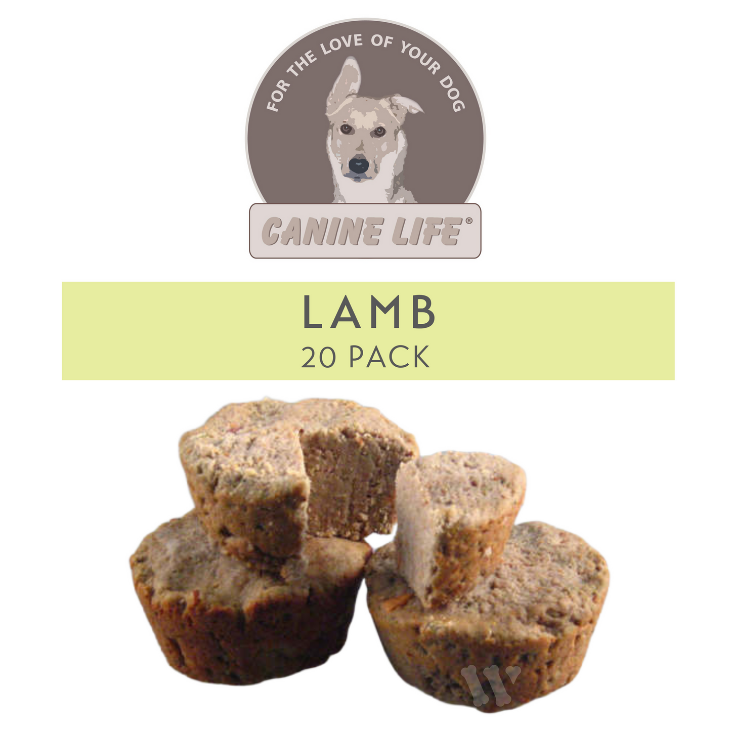 Canine Life Lamb Muffins 20 Pack