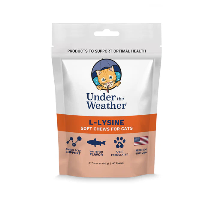 Under The Weather L-Lysine Soft Chews for Cats 90ct