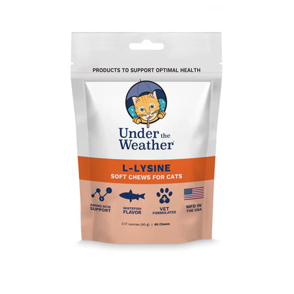 Under The Weather L-Lysine Soft Chews for Cats 90ct