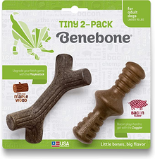 Benebone Tiny 2pk Bacon Zaggler