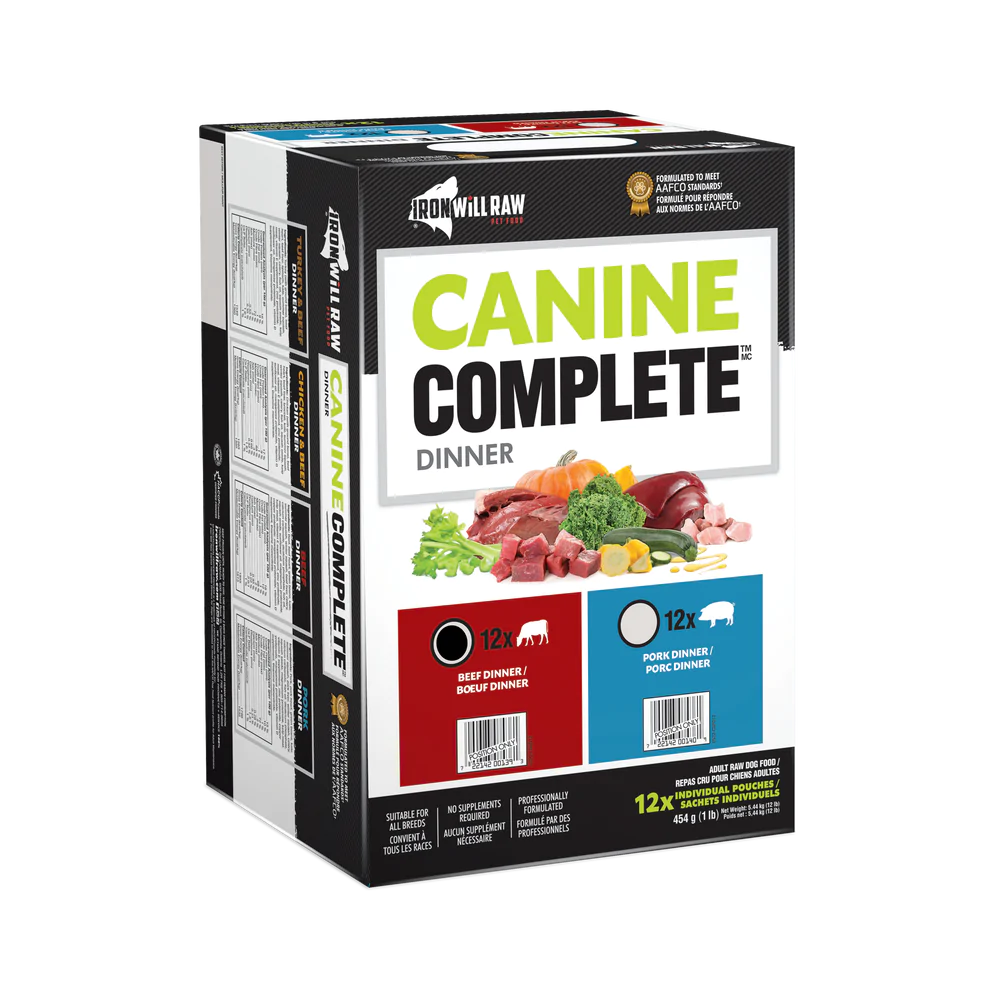 Iron Will Raw Canine Complete Beef Dinner 12lb