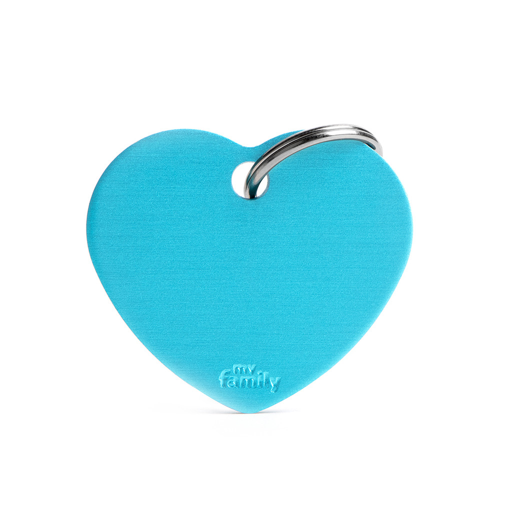 My family Basic Heart Light Blue