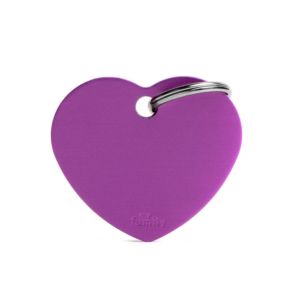 My Family Basic Heart Purple