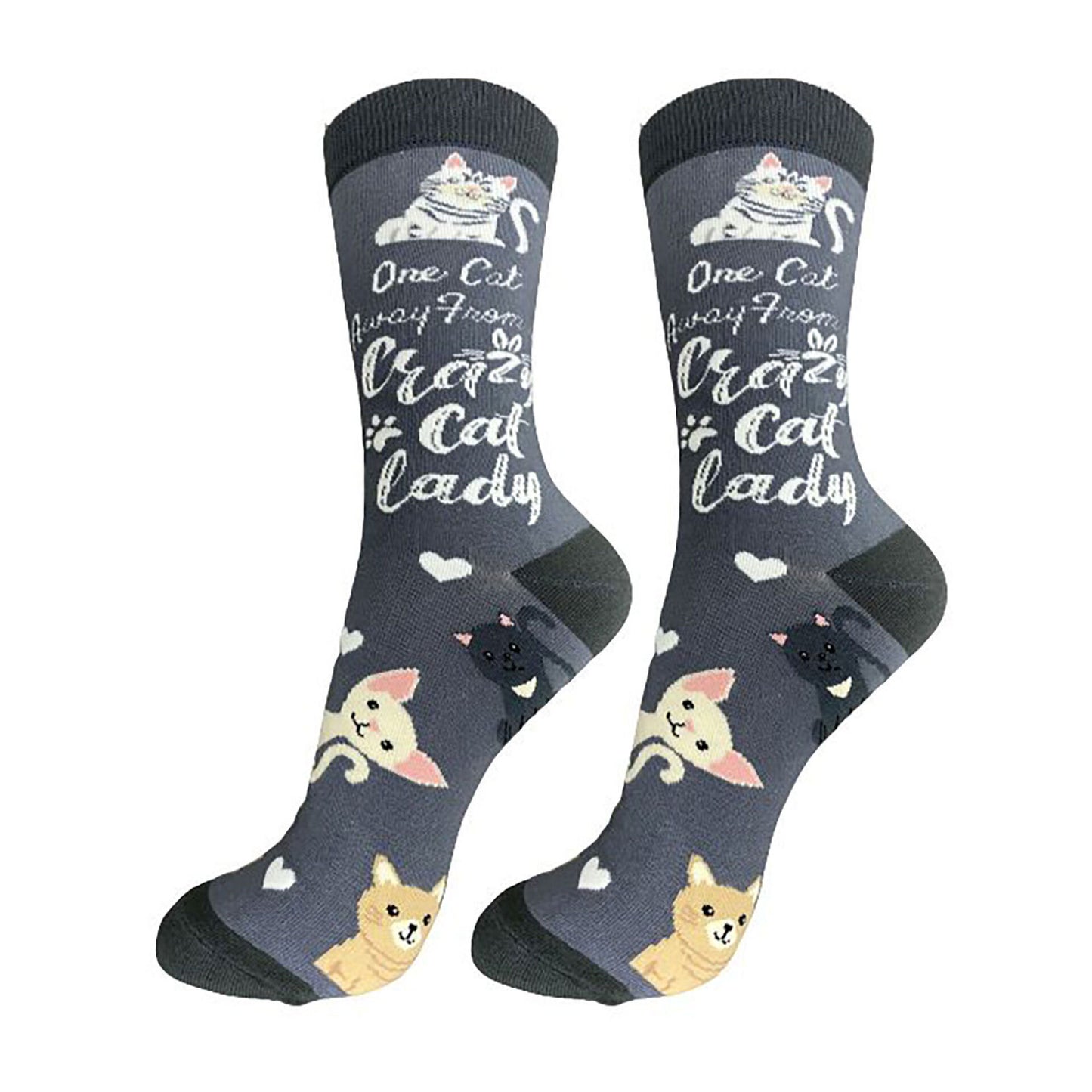 HappyTails Socks One Cat Away Socks