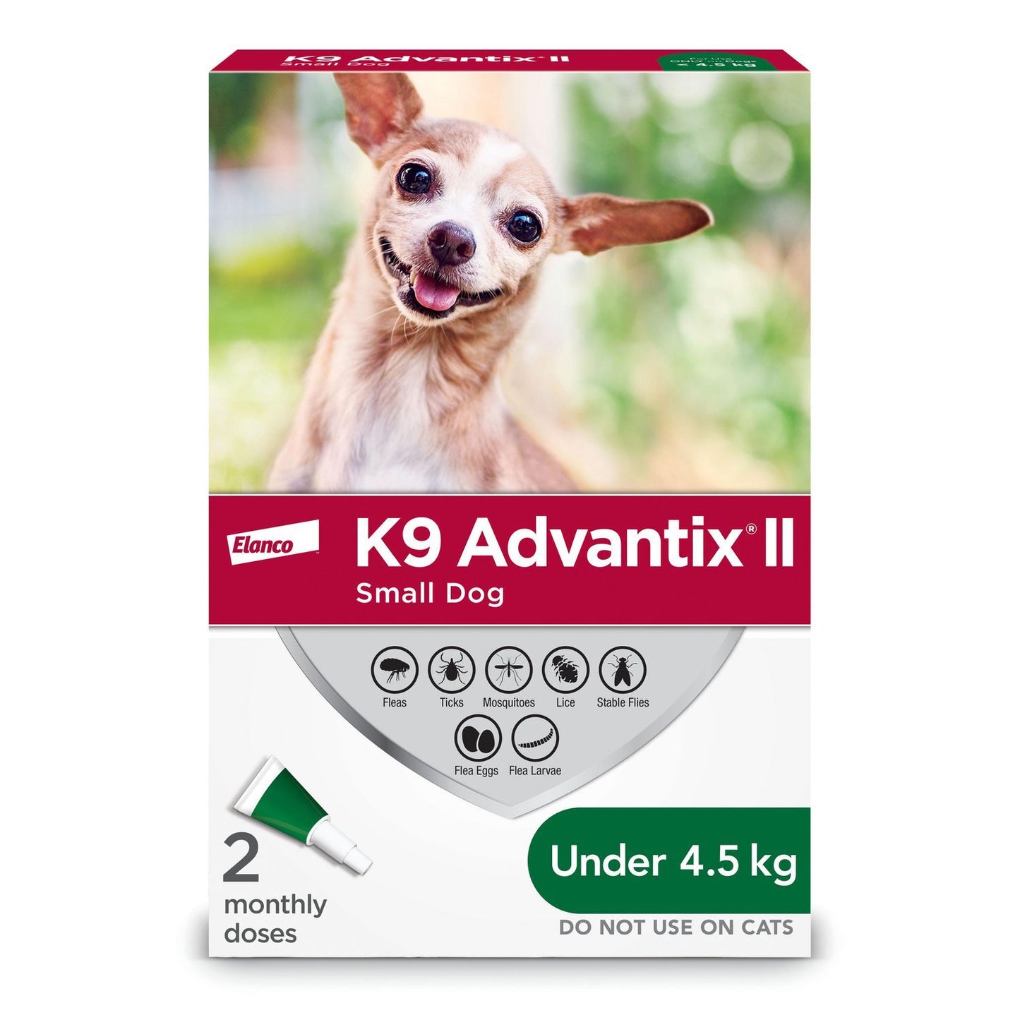 K9 Advantix II 2 Pk Small Dog under 4.5kg