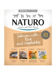 Naturo Canine Salmon & Rice with Veg 400g